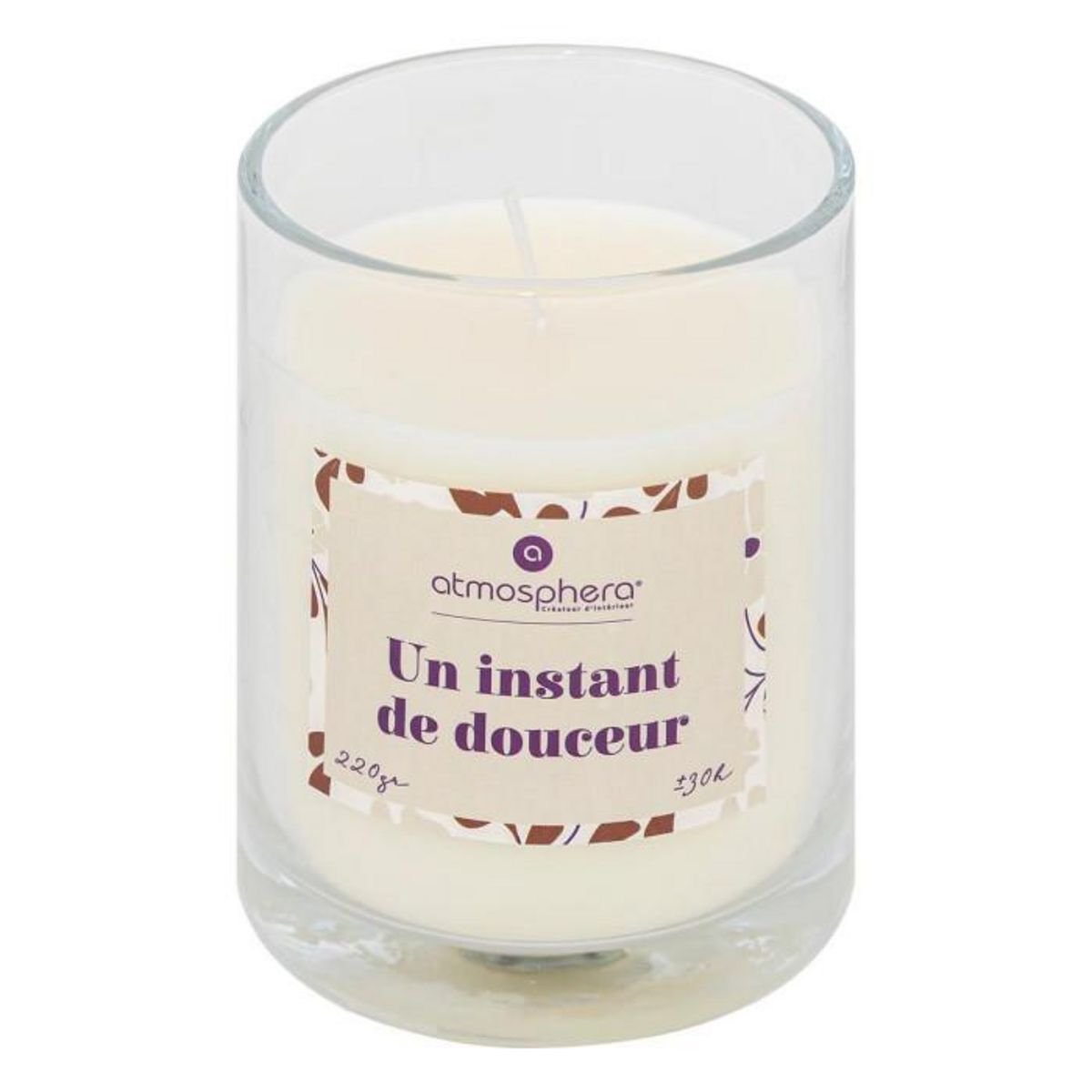 ATMOSPHERA Bougie Parfumée Avec Bijou  Mily  220g Noix de Coco