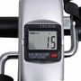 Voir la diapositive 4 : VIDAXL Mini vélo d exercices argent à volant en plastique