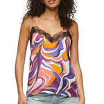 SUPERDRY Top Violet/Orange/Noir Femme Superdry Studios. Coloris disponibles : Violet