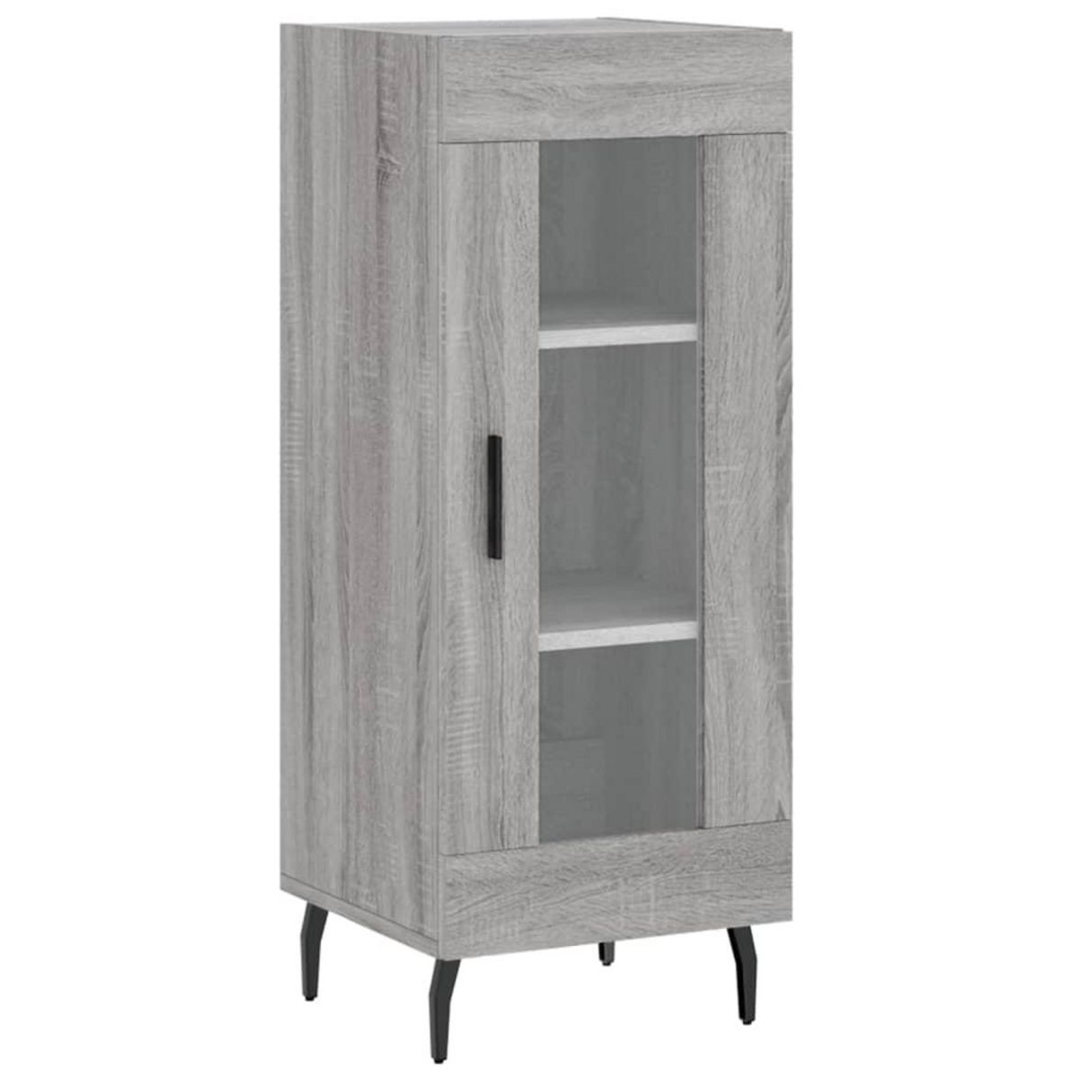 VIDAXL Buffet haut Sonoma gris 34,5x34x180 cm Bois d'ingenierie