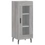 Voir la diapositive 5 : VIDAXL Buffet haut Sonoma gris 34,5x34x180 cm Bois d'ingenierie