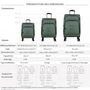 Voir la diapositive 2 : Delsey Lot 3 valises souples Concorde dont une valise cabine TSA