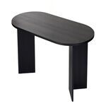 Habitat et Jardin Table à manger en bois  Sablin  - 180 x 89 x 75 cm - Bois Noir