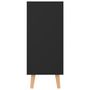 Voir la diapositive 4 : VIDAXL Buffet noir 90x30x72 cm bois d'ingenierie