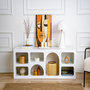 Voir la diapositive 2 : Habitat et Jardin Buffet en bois  Ferlis  - 160 x 40 x 51 cm - Blanc