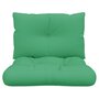 Voir la diapositive 5 : VIDAXL Coussins de palette lot de 2 vert tissu