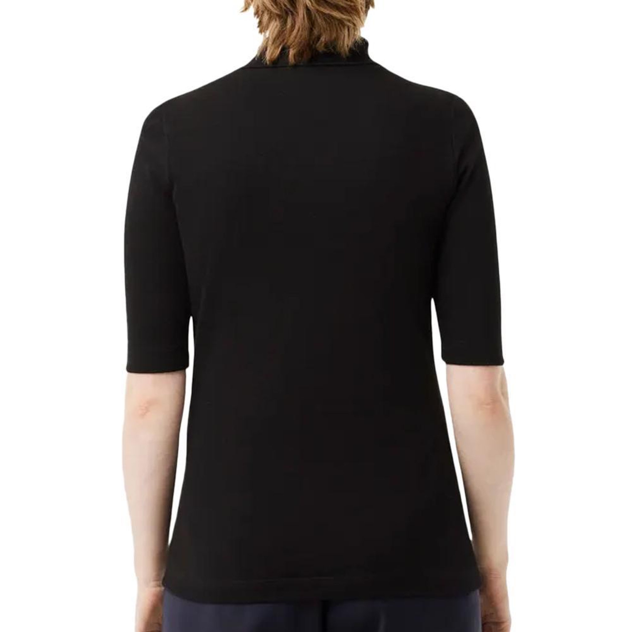 Voir la diapositive 5 : Lacoste Polo noir femme lacoste polo slim fit