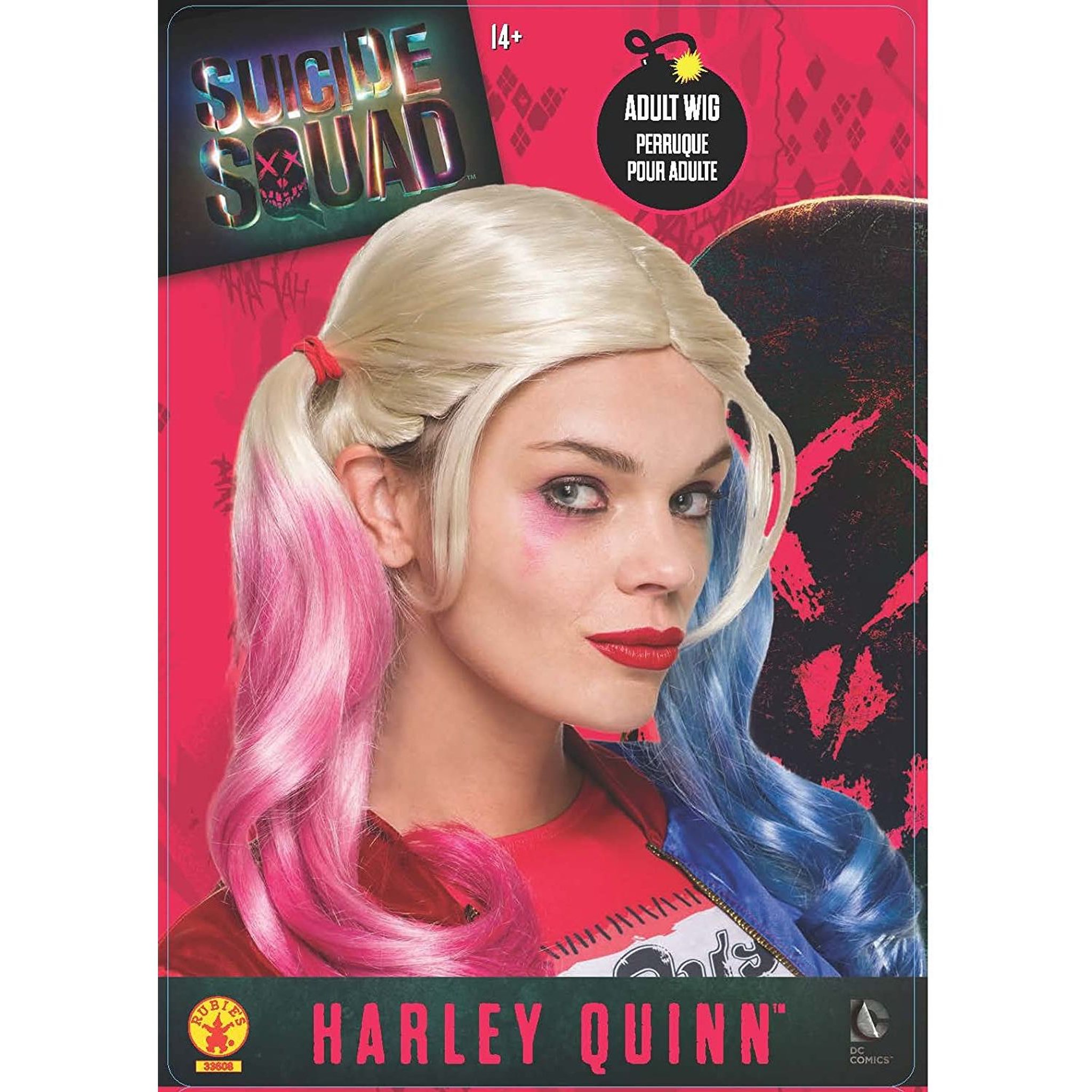 Voir la diapositive 3 : RUBIES Déguisement - Perruque Harley Quinn - Suicide Squad 