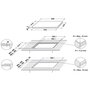 Voir la diapositive 3 : Whirlpool Table de cuisson induction 60cm 3 feux 7200w - wss3960ne