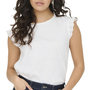 Voir la diapositive 1 : JACQUELINE DE YONG T-Shirt Blanc Femme JDY Salva