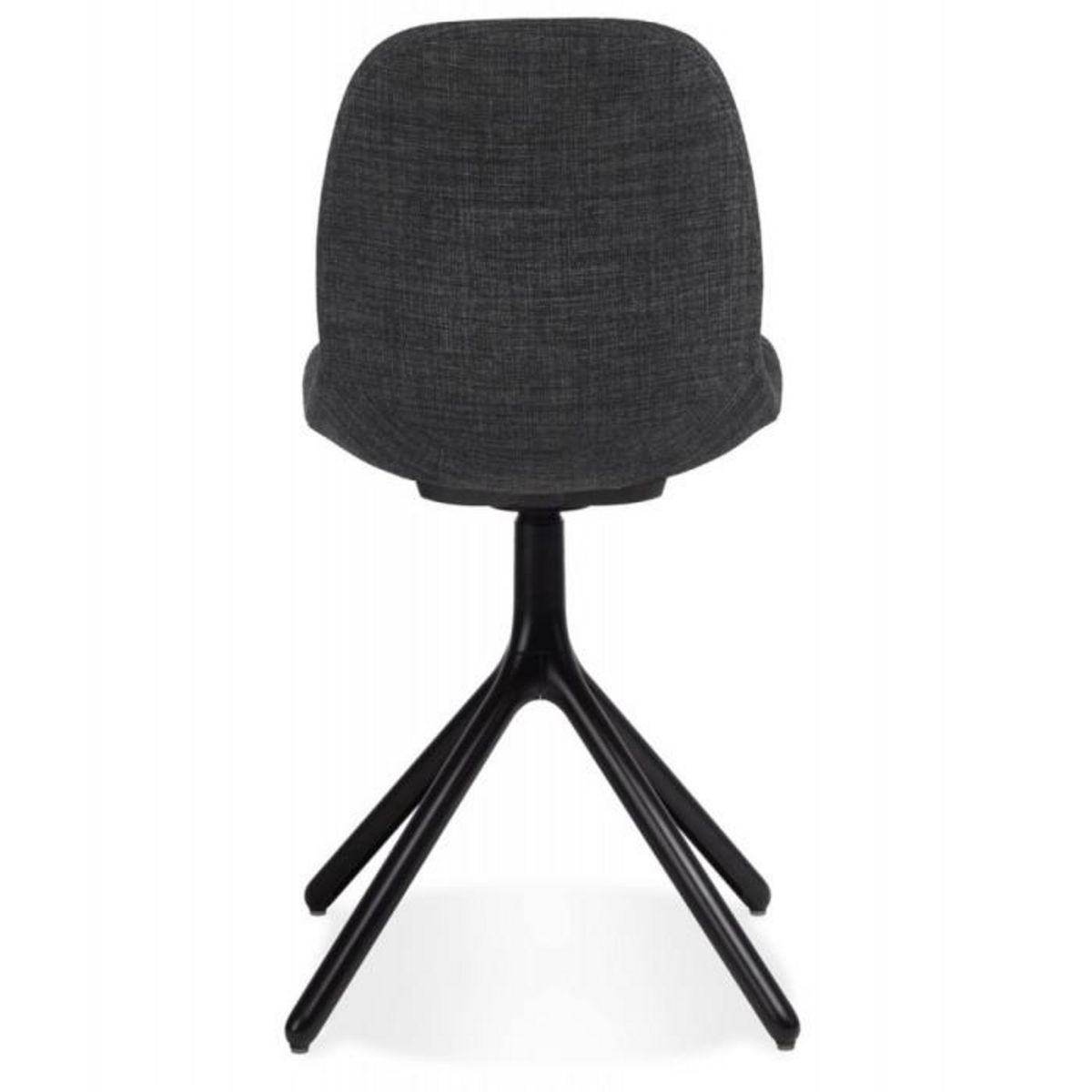 Paris Prix Chaise Design en Tissu  Lora  82cm Gris Foncé