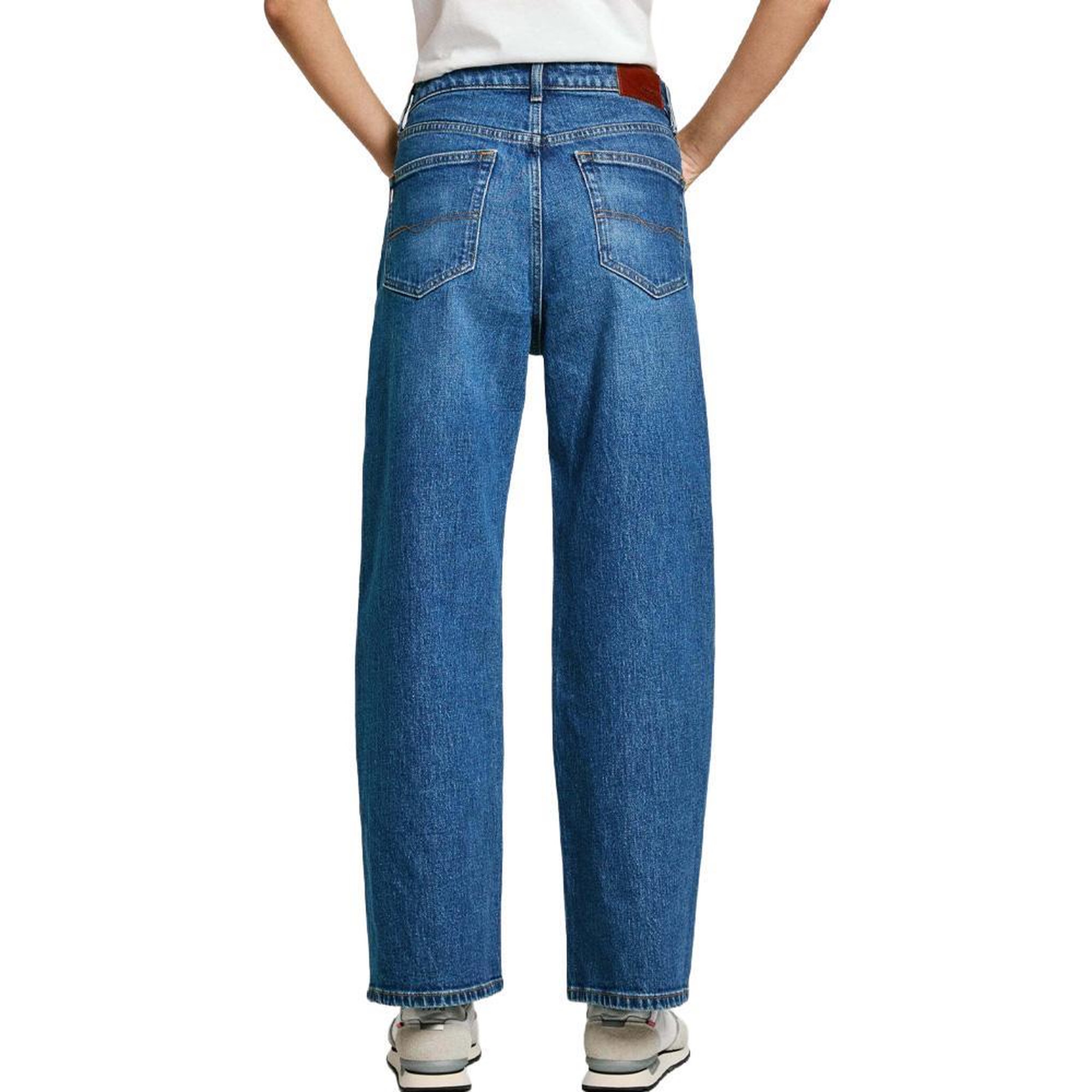 Voir la diapositive 2 : Pepe Jeans Jean Bleu Droit Femme Pepe jeans Pjl L D