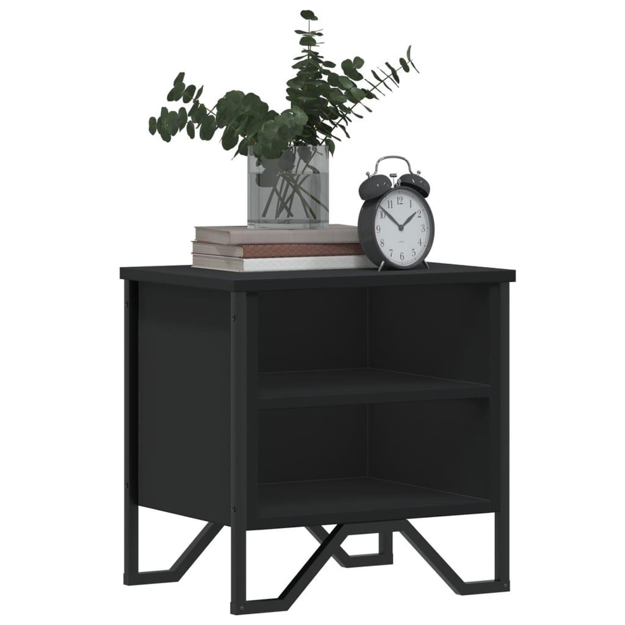 Voir la diapositive 4 : VIDAXL Tables de chevet 2 pcs noir 40x30x40 cm bois d'ingenierie