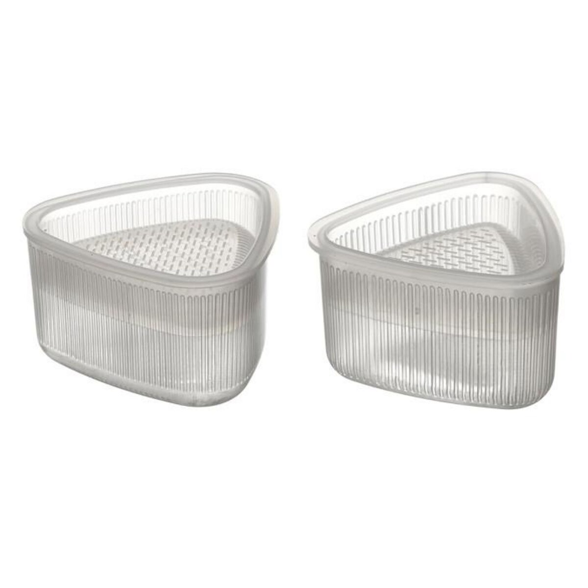 Paris Prix Lot de 2 Moules à Riz Onigiri  Kawaii  7cm Transparent