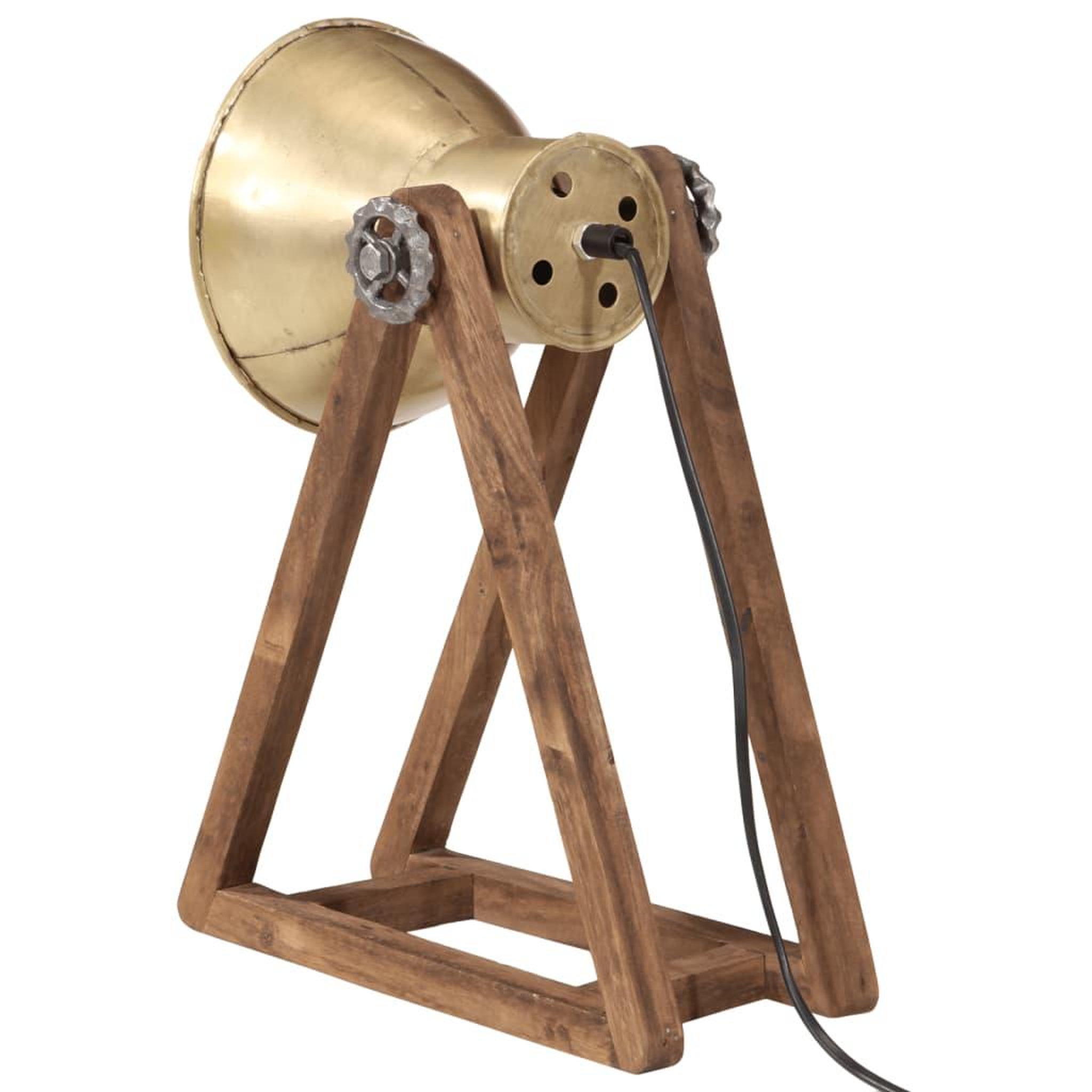 Voir la diapositive 5 : VIDAXL Lampe de bureau 25 W laiton antique 30x17x40 cm E27