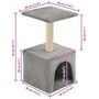 Voir la diapositive 6 : VIDAXL Arbre a chat avec griffoirs en sisal 55 cm Gris