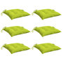 Voir la diapositive 3 : VIDAXL Coussins de palette lot de 6 vert brillant 50x50x7 cm