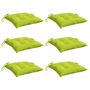 Voir la diapositive 3 : VIDAXL Coussins de palette lot de 6 vert brillant 50x50x7 cm