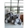 Voir la diapositive 2 : Paris Prix Peluche Enfant  Elan  35cm Gris & Blanc