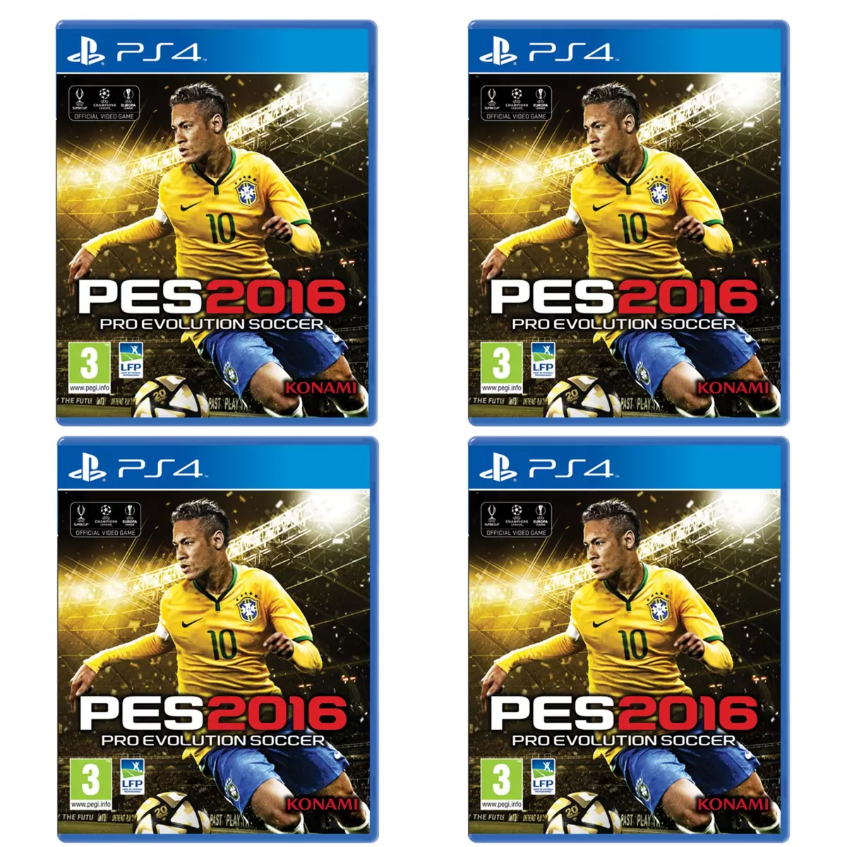 4 jeux PES 2016 PS4