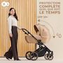 Voir la diapositive 5 : KINDERKRAFT Poussette 2 en 1 avec nacelle, roues anti-crevaison et accessoires