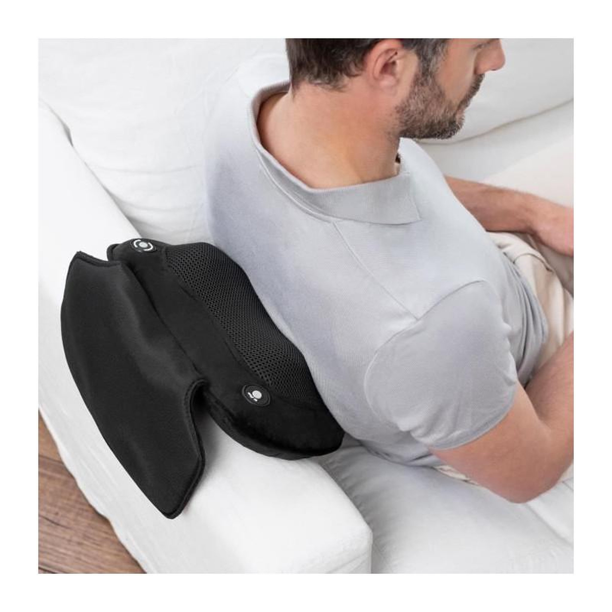 Voir la diapositive 2 : Medisana MEDISANA MC 850 - Coussin de massage Shiatsu epaules, dos, jambes et cou - 2 vitesses - Fonction chaleur - Rembourrage flexible