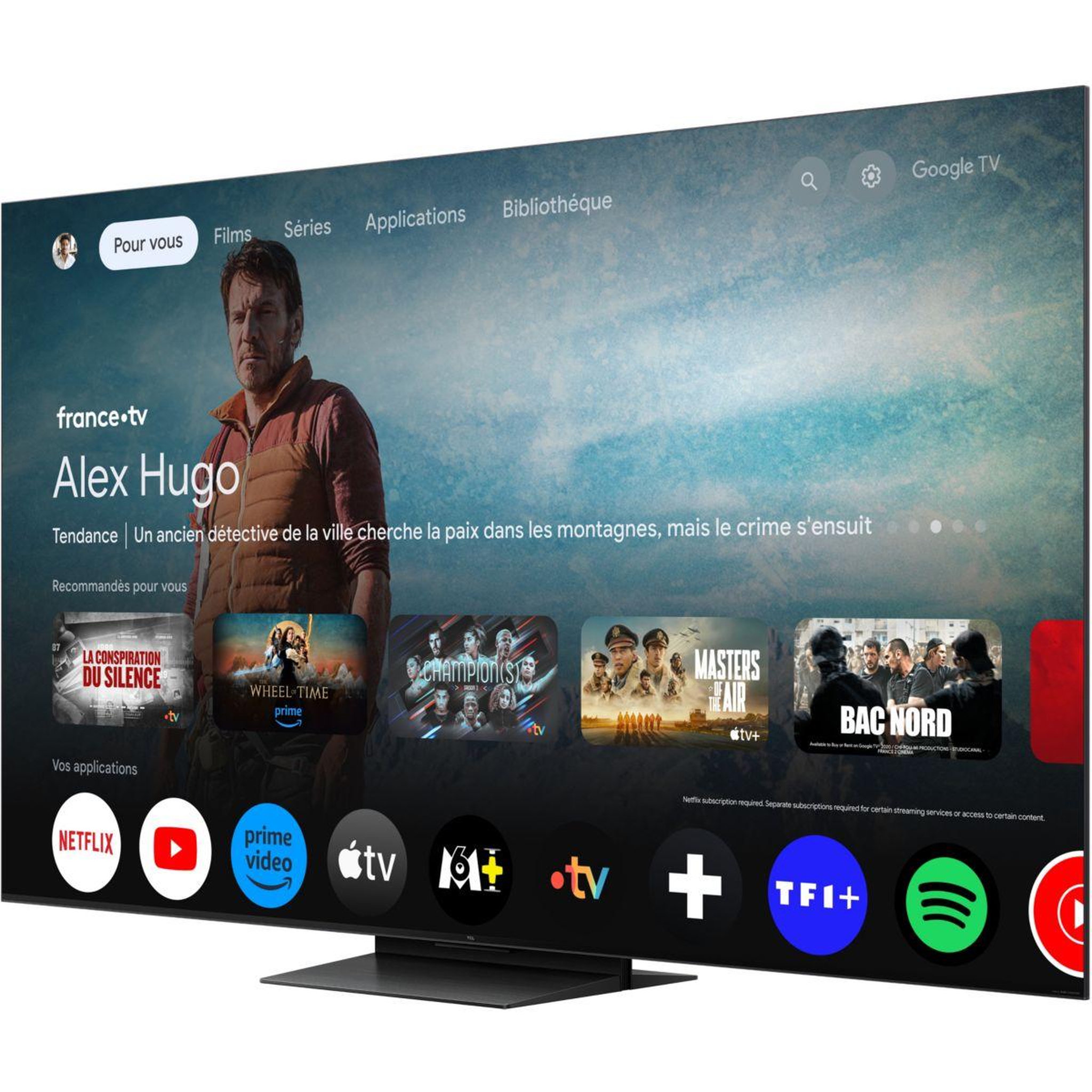 Voir la diapositive 3 : TCL Tv mini led 55c89k (2025) 55  (139 cm)