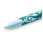 Voir la diapositive 7 : BIC Lot de 3 stylos bille 4 couleurs rétractable pointe moyenne Velours 1jaune/1bleu/1vert à motifs