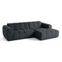 Voir la diapositive 4 : LISA DESIGN Ray - canapé d'angle droit - 4 places - en tissu texturé