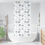 Voir la diapositive 2 : VIDAXL Store enrouleur de douche 90x240 cm largeur du tissu 86 cm