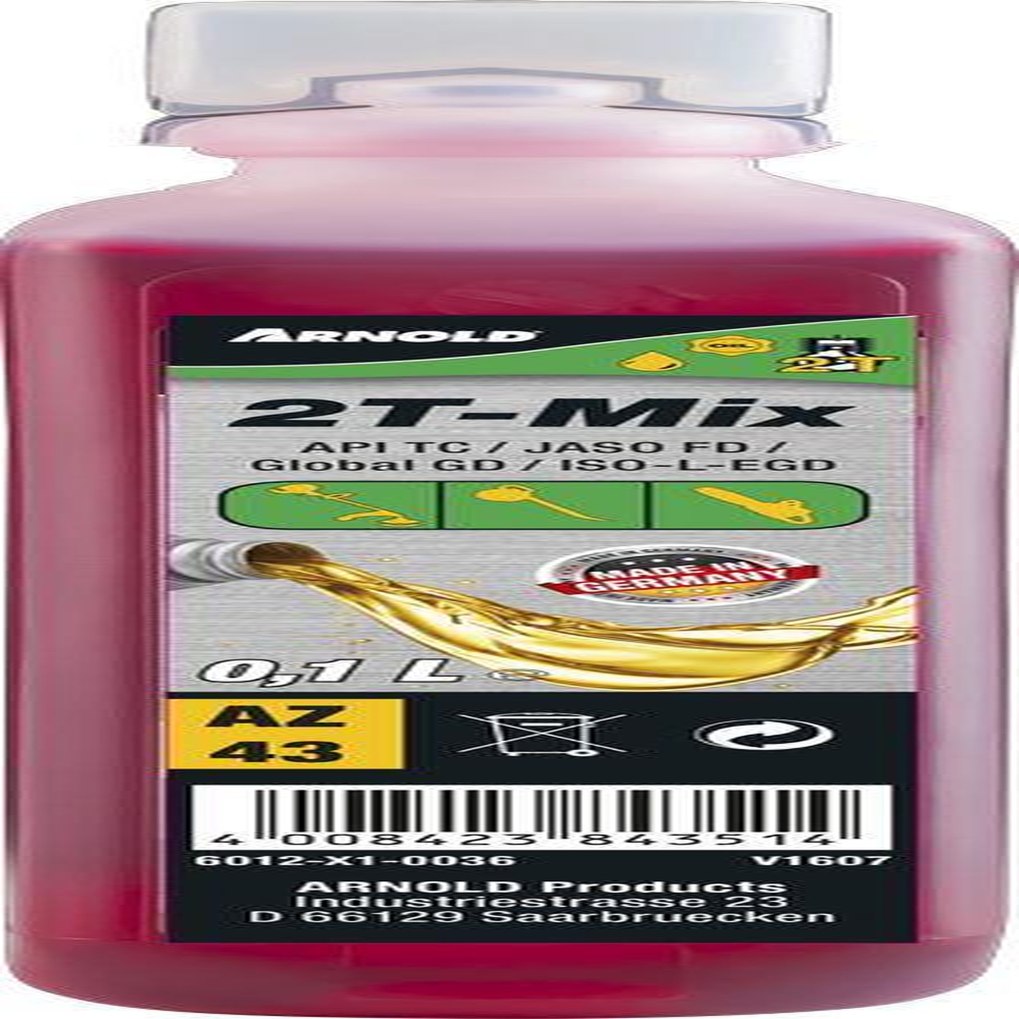 ARNOLD Huile semi-synthétique API-TC pour moteurs 2 temps - 100 ml