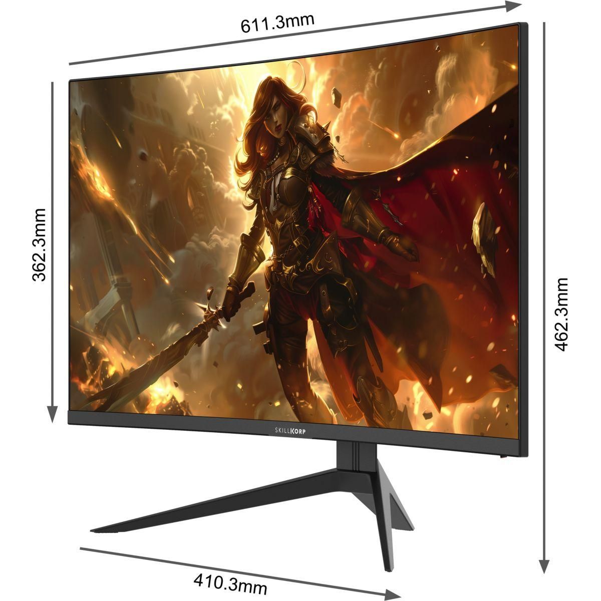 SKILLKORP Ecran PC Gamer M27 Incurvé 27'' VA