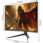 Voir la diapositive 3 : SKILLKORP Ecran PC Gamer M27 Incurvé 27'' VA