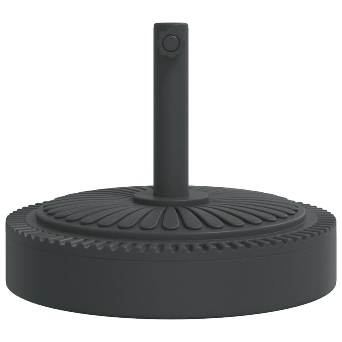 VIDAXL Base de parasol pour mats Ø38 / 48 mm 25 kg rond