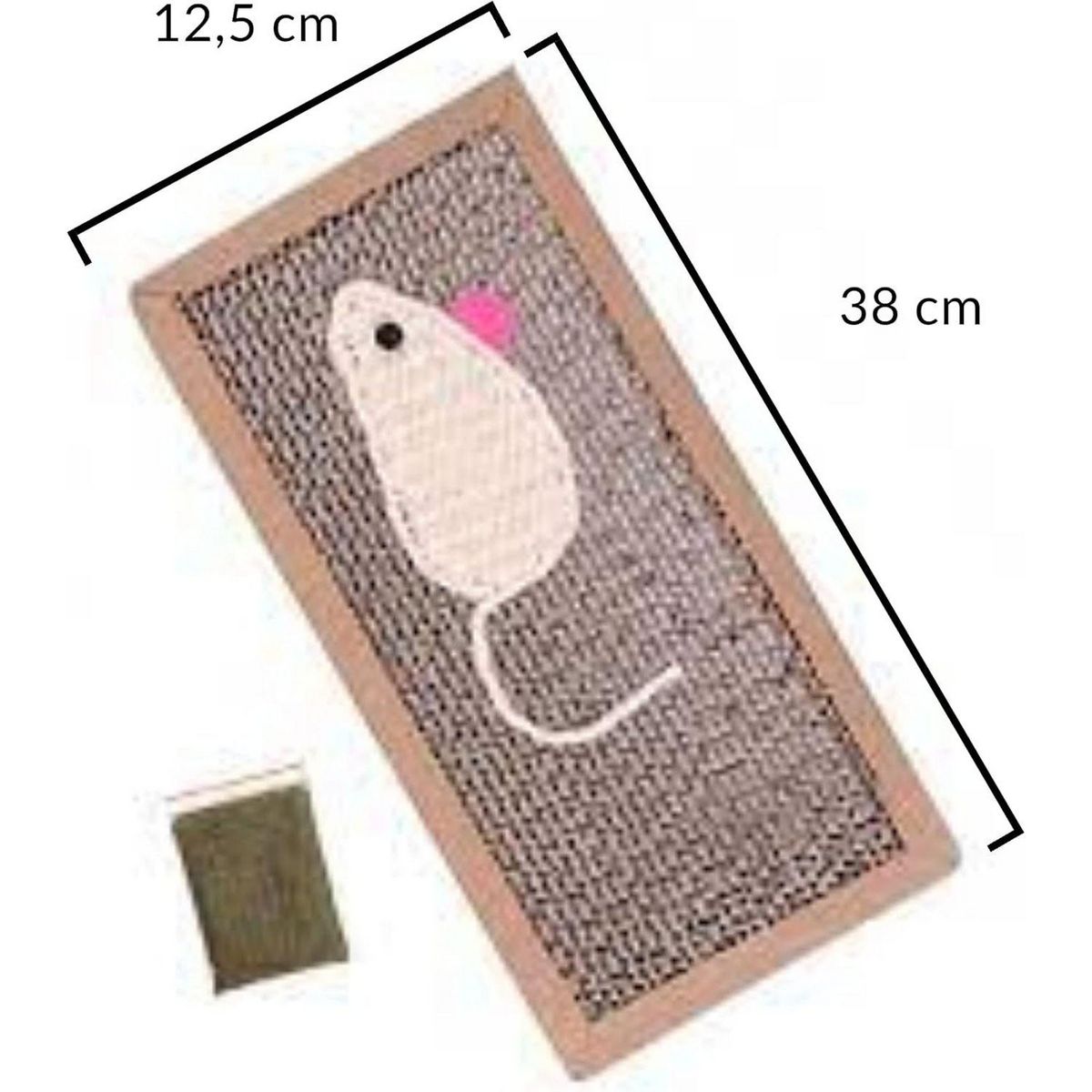 FORNORD Griffoir décoratif souris FELIX - Blanc