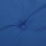 VIDAXL Coussin de banc de jardin bleu royal 100x50x3 cm tissu oxford