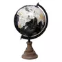 ATMOSPHERA Globe terrestre base bois H32