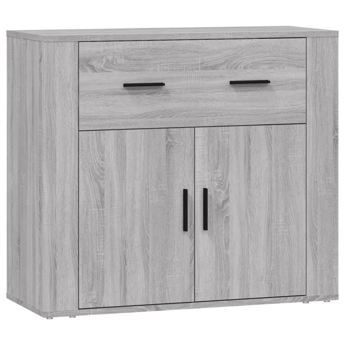 VIDAXL Buffet Sonoma gris 80x33x70 cm Bois d'ingenierie