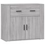 Voir la diapositive 2 : VIDAXL Buffet Sonoma gris 80x33x70 cm Bois d'ingenierie