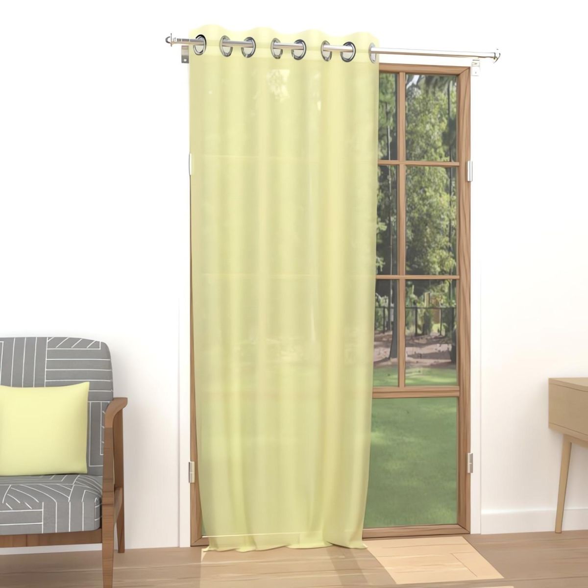 SOLEIL D'OCRE Voilage à oeillets ALIX, par Soleil d'ocre