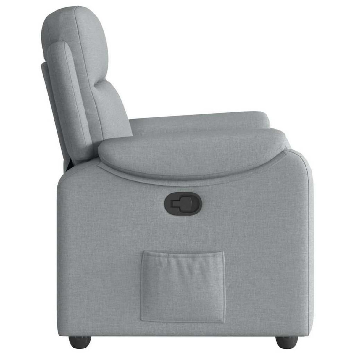 VIDAXL Fauteuil inclinable Gris clair Tissu