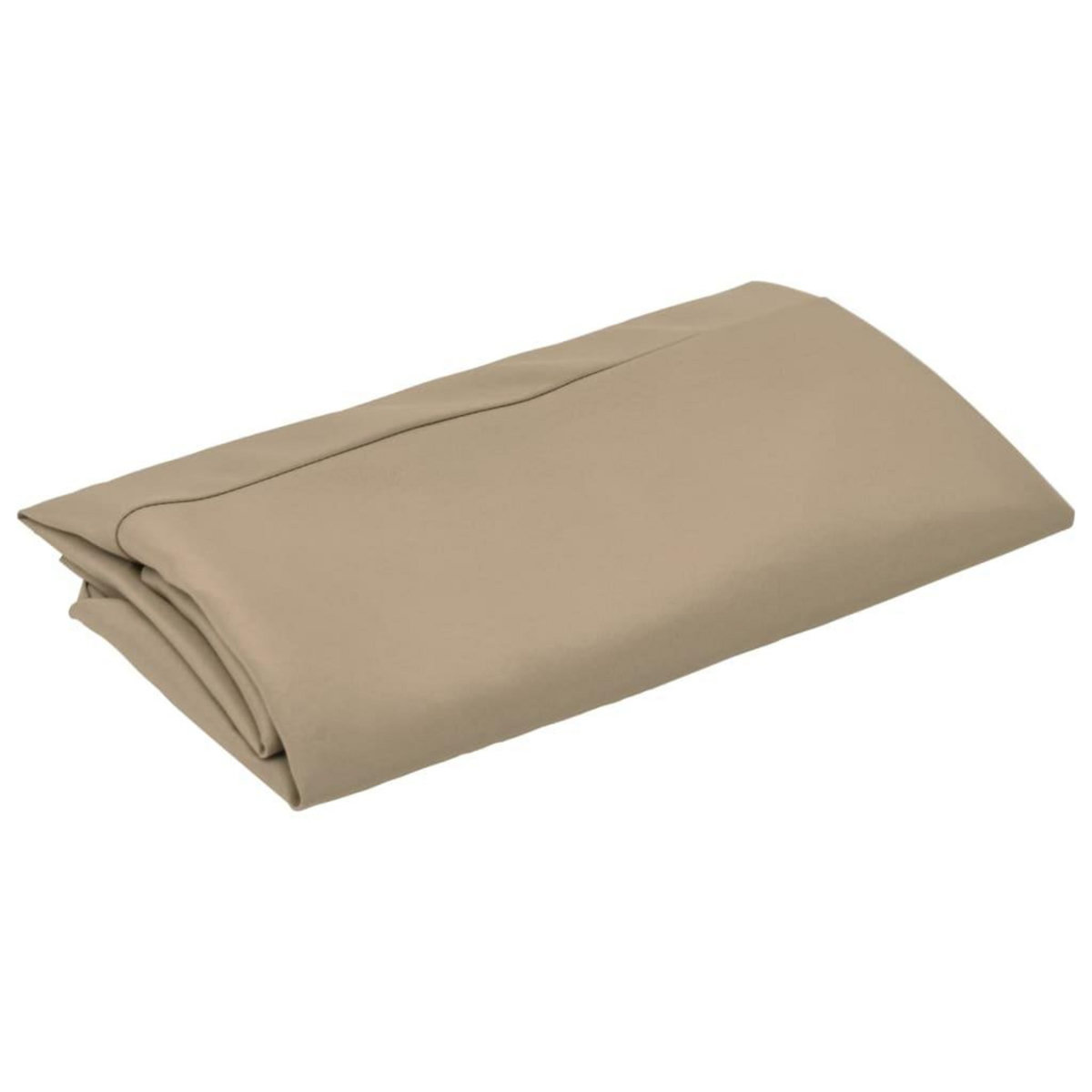 VIDAXL Tissu de remplacement pour parasol deporte Taupe 350 cm