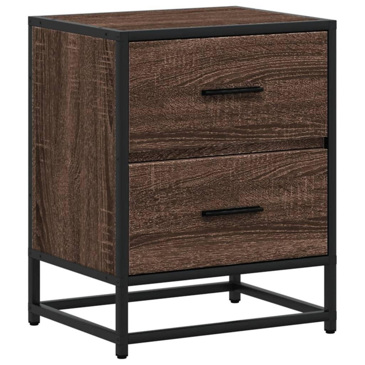 VIDAXL Table de chevet chene marron 40x31x50 cm bois d'ingenierie