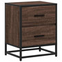 Voir la diapositive 2 : VIDAXL Table de chevet chene marron 40x31x50 cm bois d'ingenierie