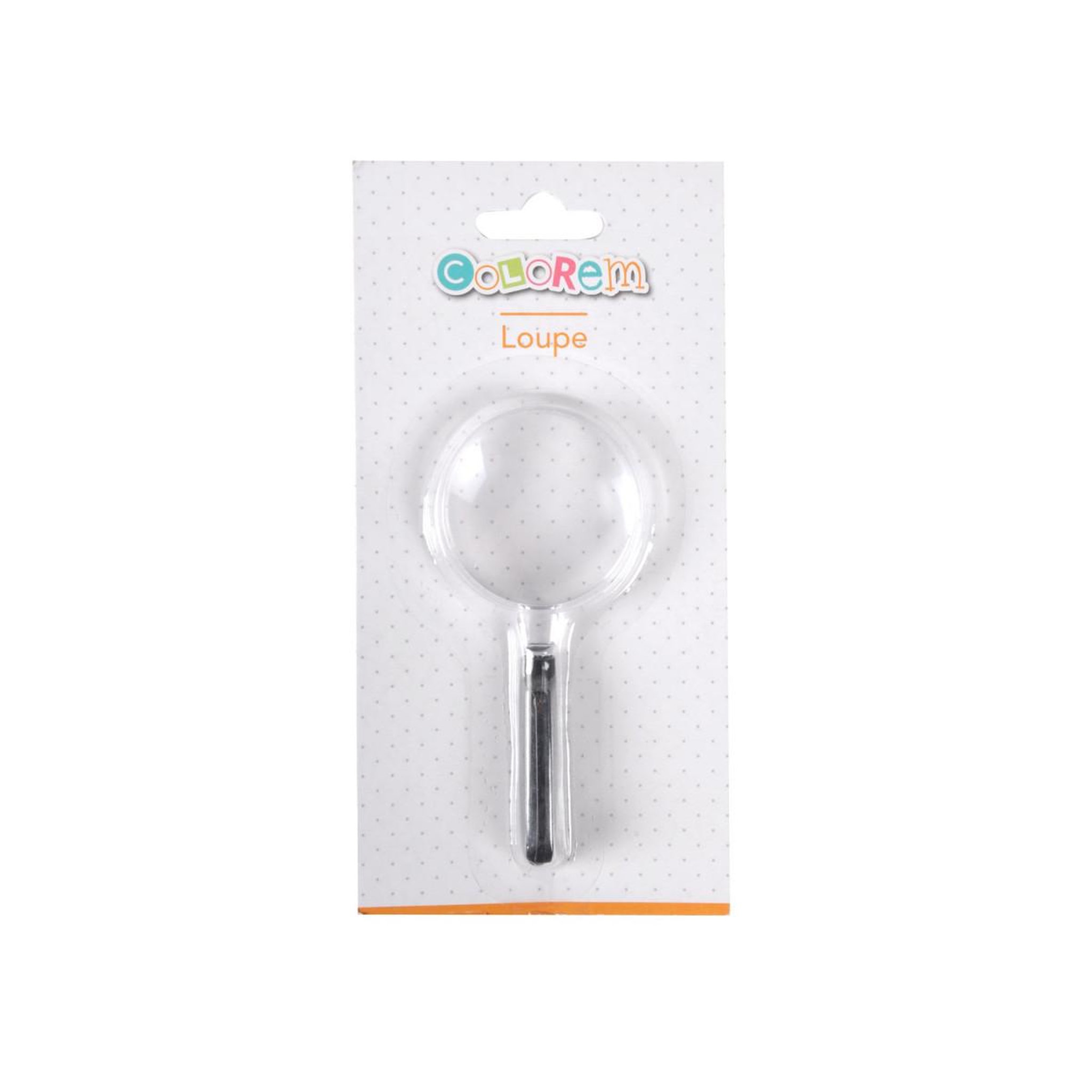Voir la diapositive 2 : COLOREM Loupe grossissante  3 zooms  11cm noir & transparent