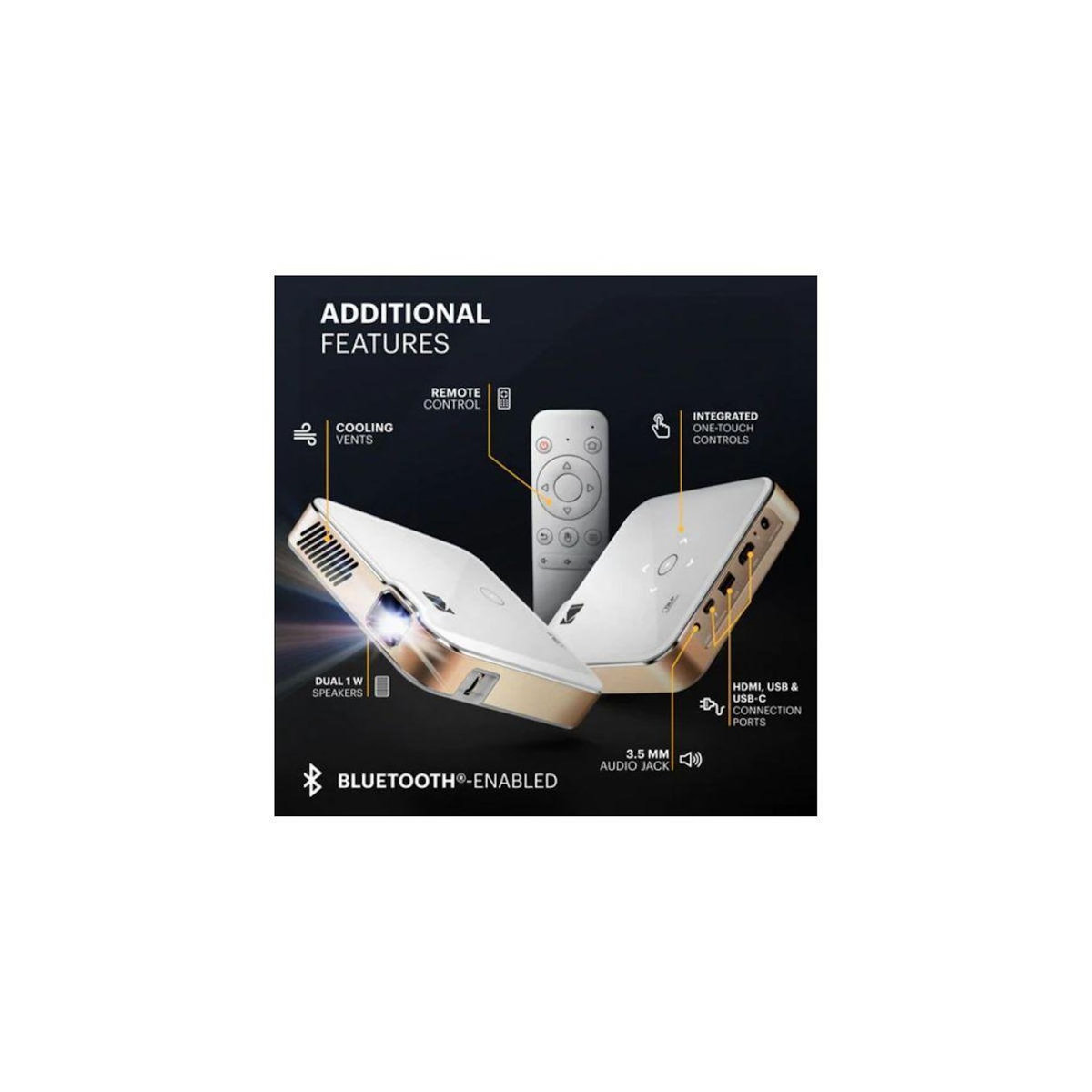 Kodak Vidéoprojecteur portable Pico Luma 350 - 4K