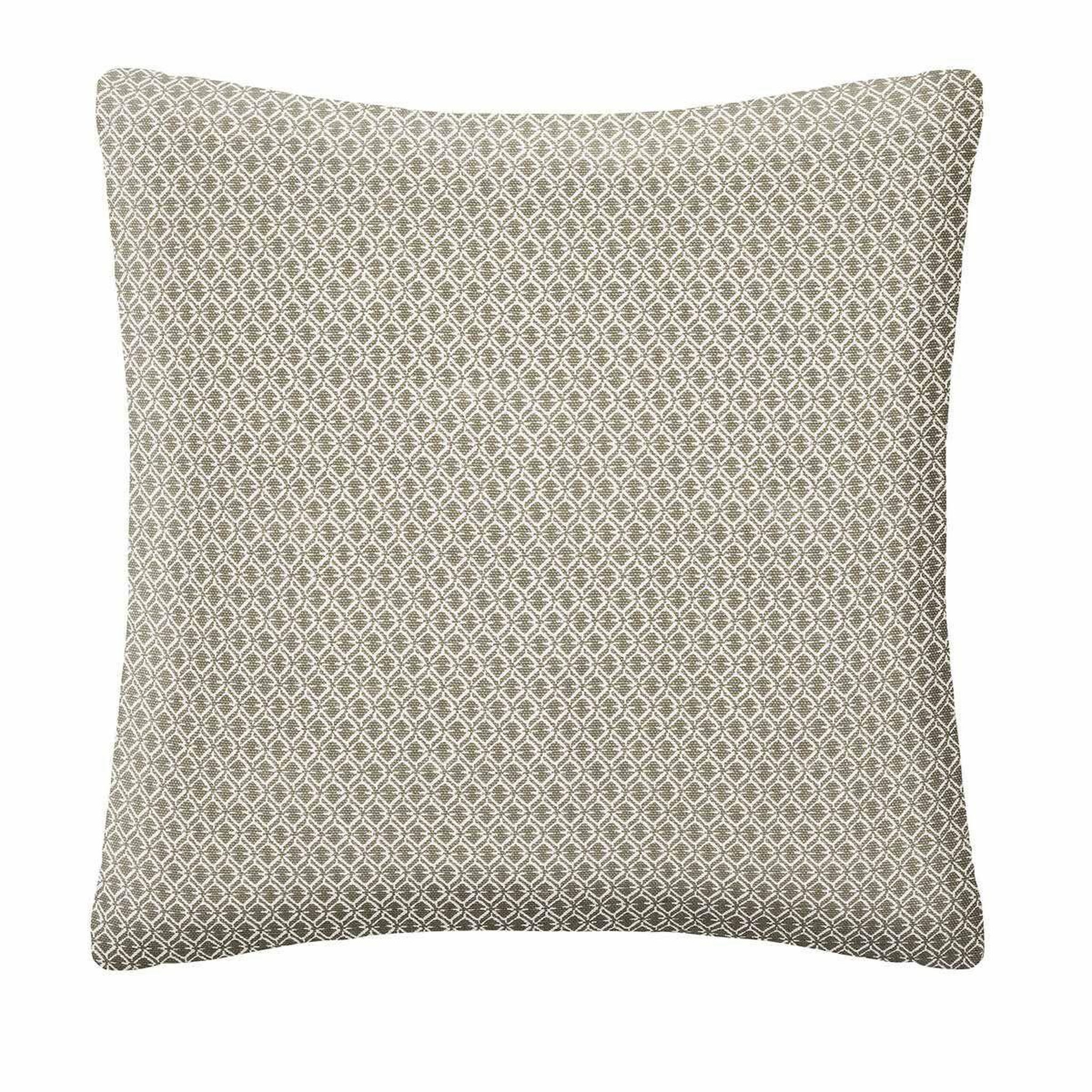 ATMOSPHERA Coussin déco déhoussable  otto  38x38cm kaki