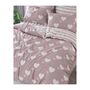Voir la diapositive 4 : GENERIQUE Parure de lit - 1 housse de couette 220 x 240 cm + 2 taies d'oreiller 60 x 60 cm - 65% coton, 35% polyester - Rose
