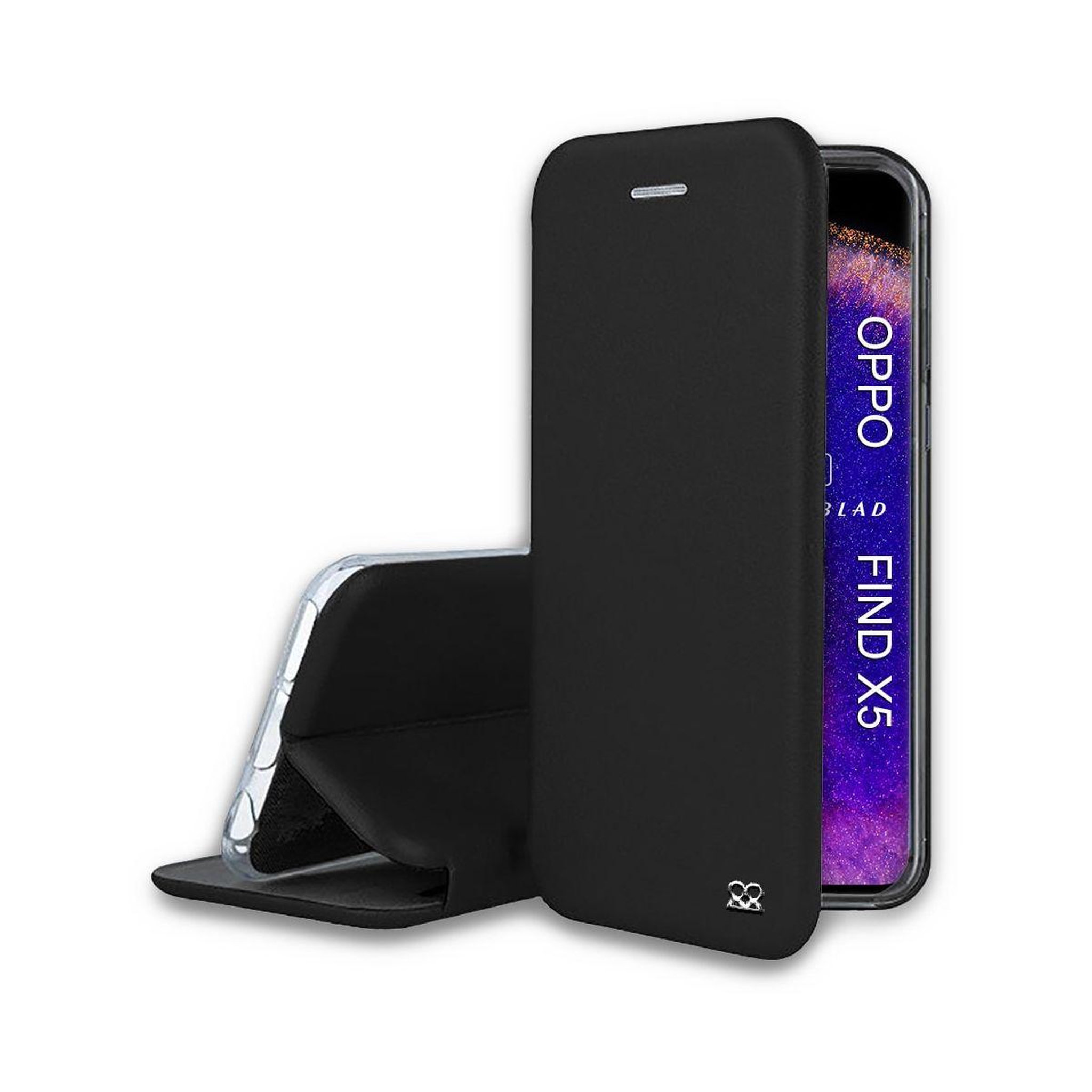 IBROZ Etui oppo find x5 etui cuir noir
