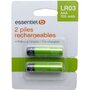 ESSENTIEL B Pile rechargeable LR03 AAA Lot de 2 piles 700MH
